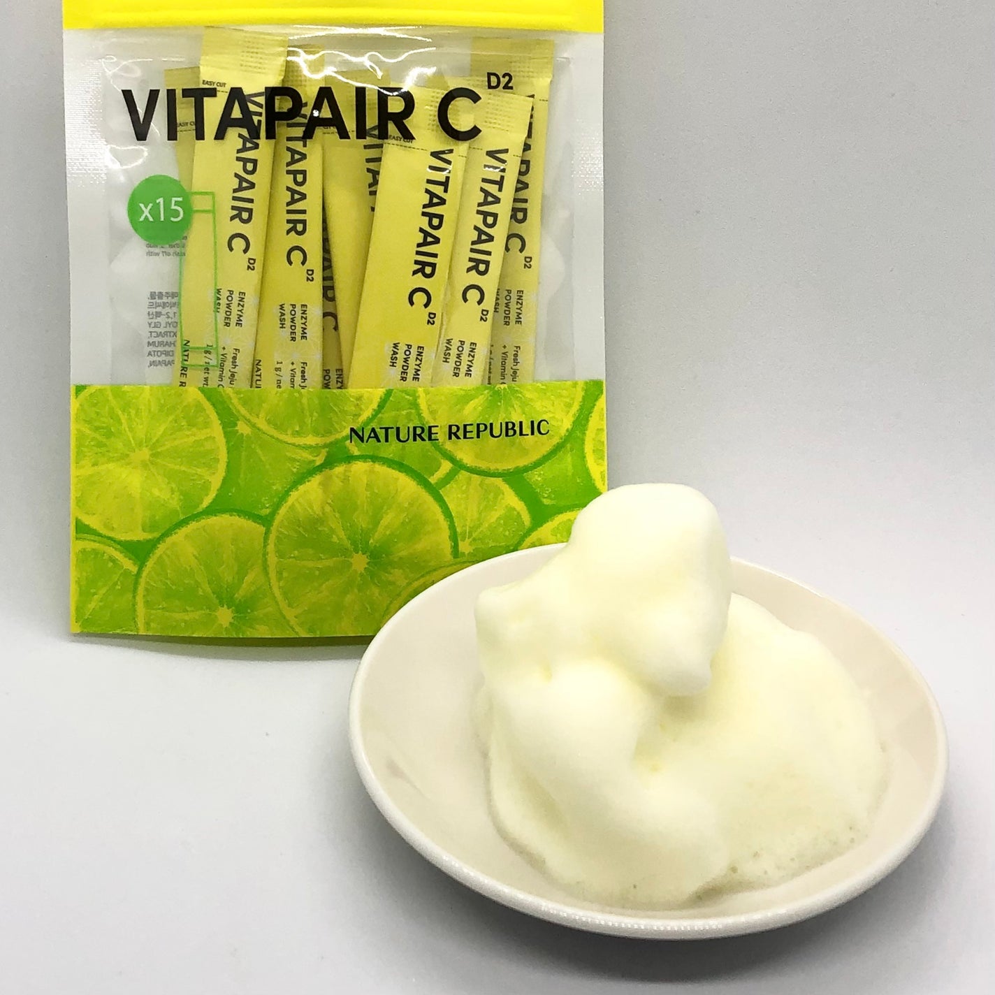 ビタペアC酵素洗顔パウダー/ネイチャーリパブリック/洗顔パウダーを使ったクチコミ(5枚目)