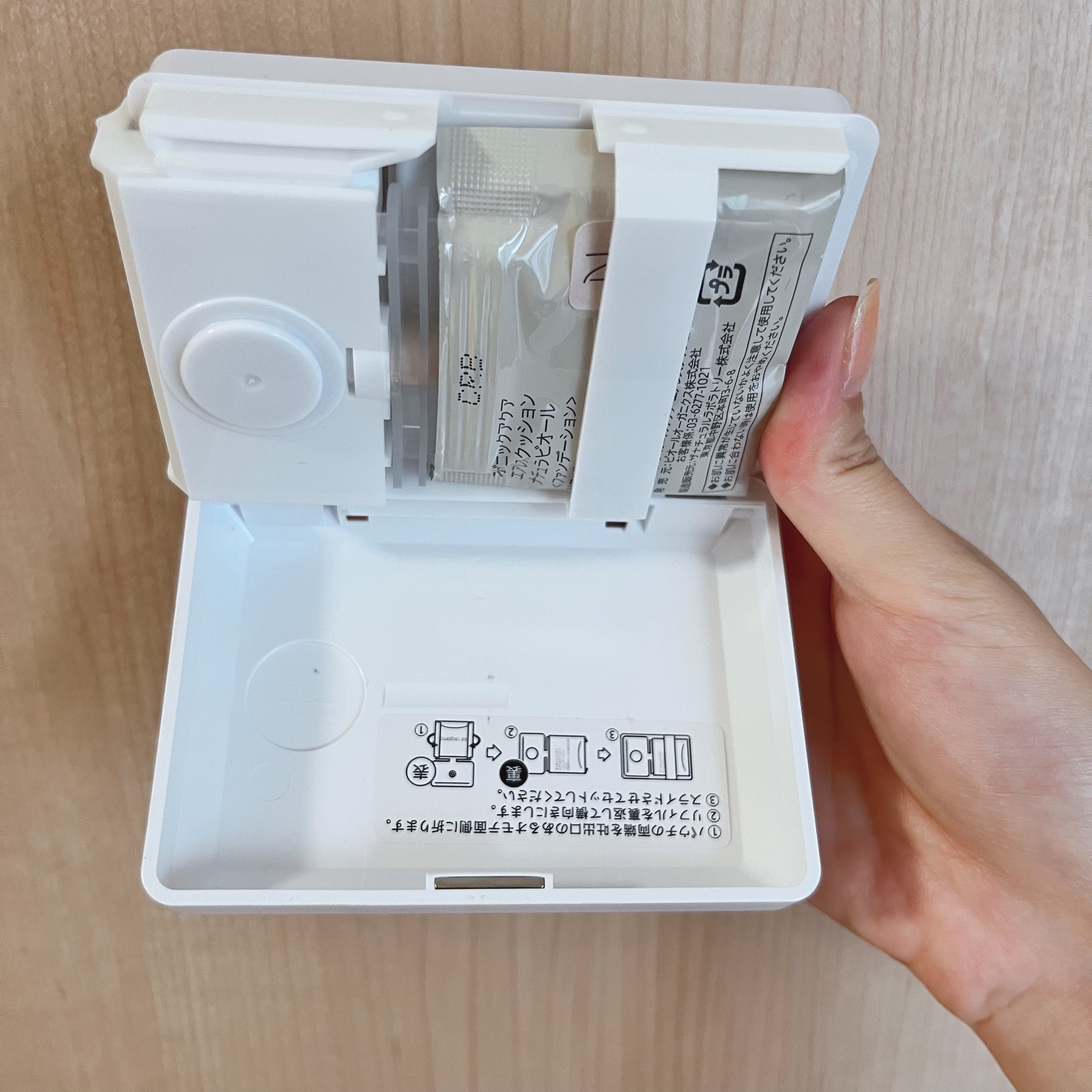 オーガニックアクア エアレスクッション ナチュラビオール/bior oraganics/クッションファンデーションを使ったクチコミ（3枚目）