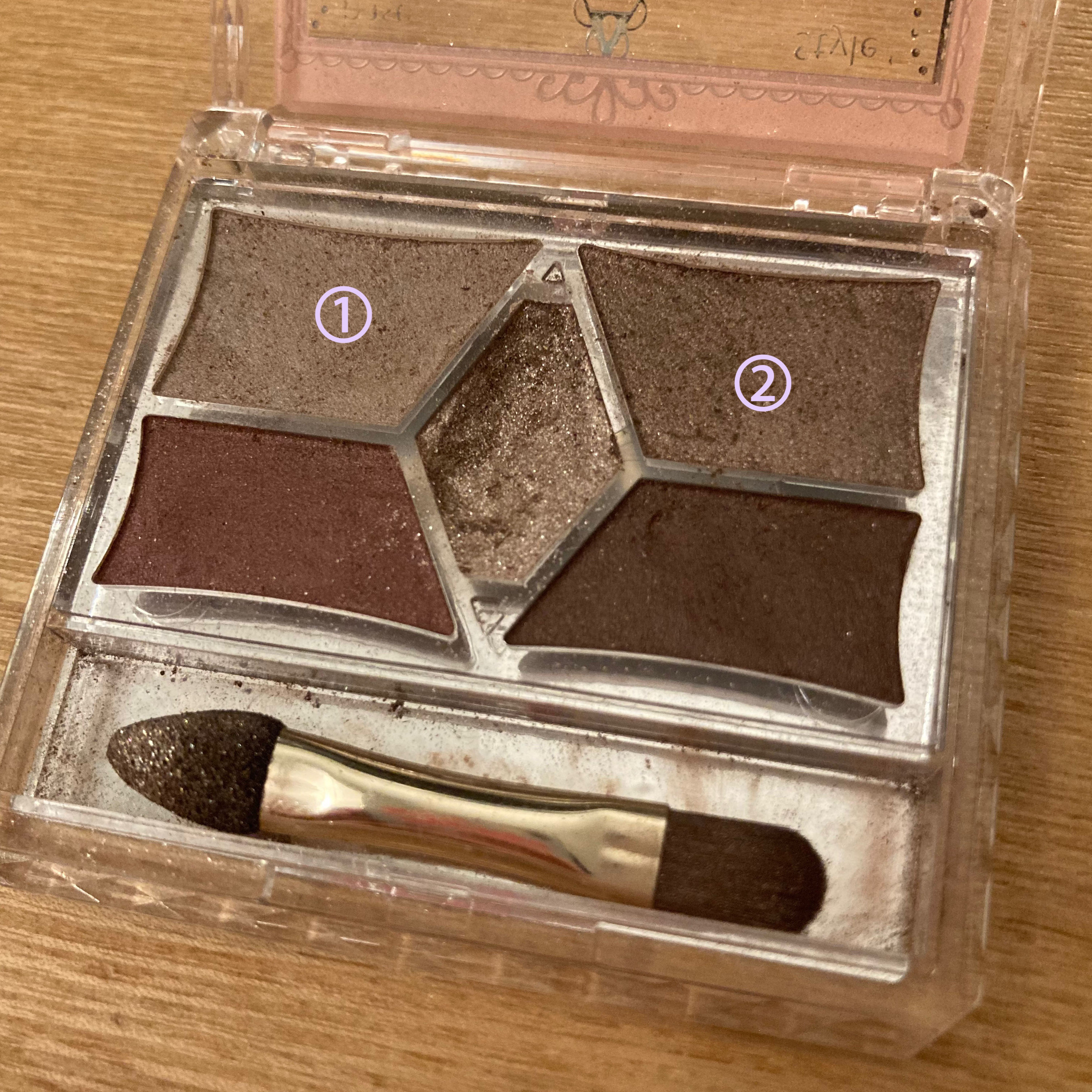 ショコラスウィート アイズ/リンメル ロンドン/アイシャドウパレットを使ったクチコミ（2枚目）