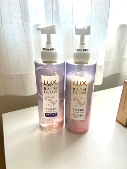 バスグロウ ストレート&シャイン シャンプー/トリートメント/LUX/市販シャンプーを使ったクチコミ(1枚目)