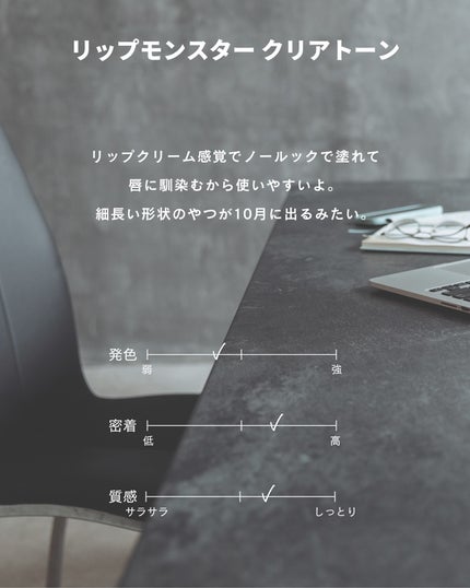 リップモンスター クリアトーン/KATE/口紅を使ったクチコミ(7枚目)