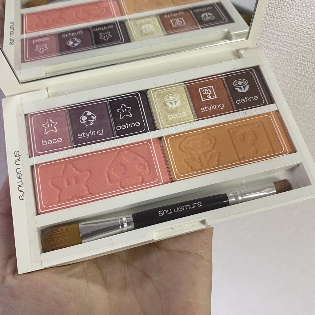 ピーチ'S アイ ＆ チーク パレット/shu uemura/メイクアップキットを使ったクチコミ（2枚目）