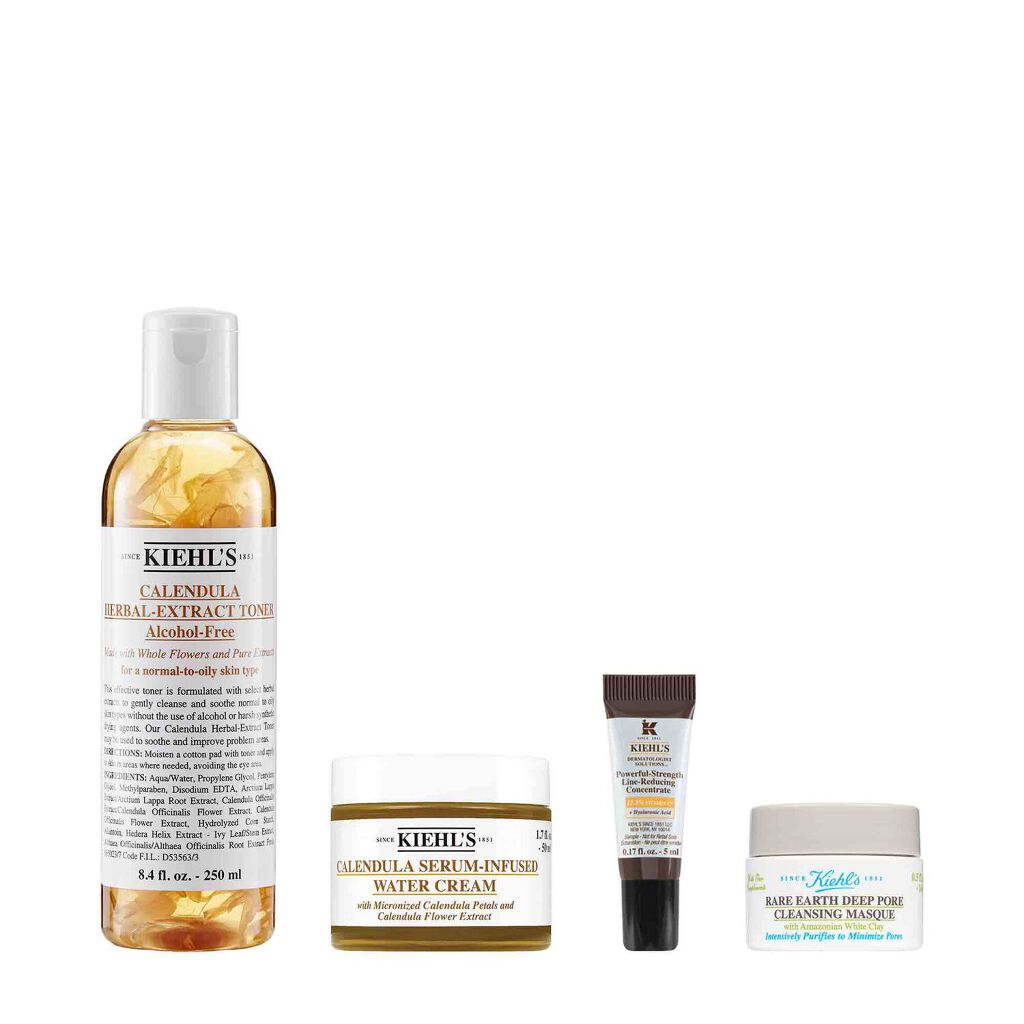 Kiehl's キールズ カレンデュラトナー＆クリーム 毛穴セット