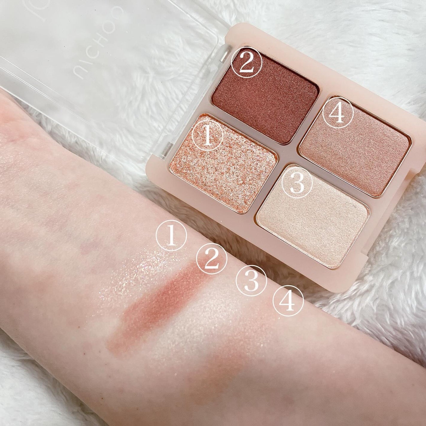 グラム アイ シャドウ/U/CHOO/アイシャドウパレットを使ったクチコミ(2枚目)