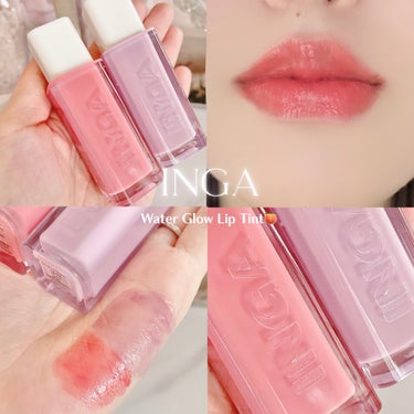 Water Glow Lip Tint 05 スプラッシュ（Splash）/INGA/口紅を使ったクチコミ（1枚目）