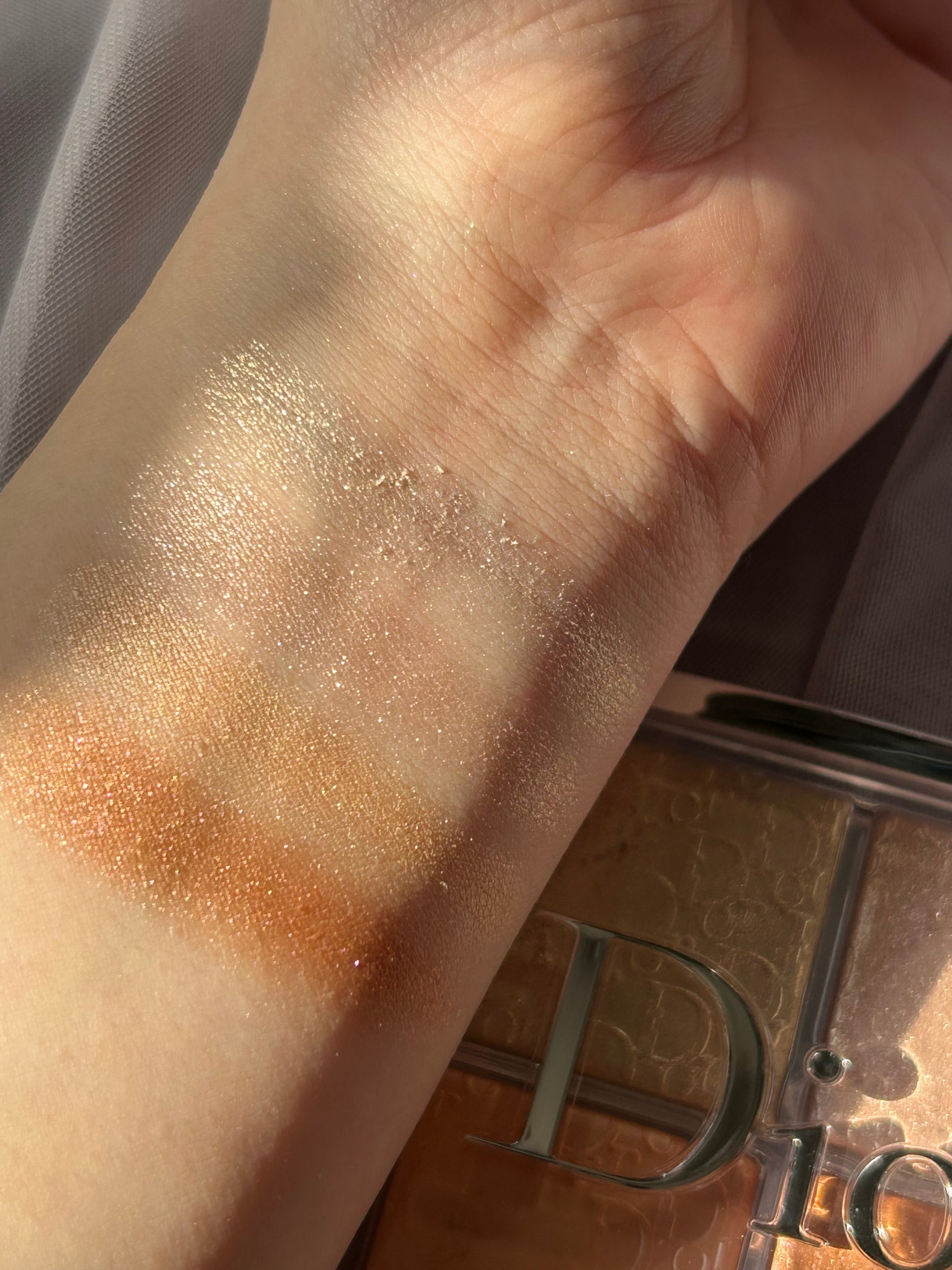 ディオール バックステージ フェイス グロウ パレット/Dior/ハイライトを使ったクチコミ(2枚目)