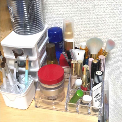 3段式クリアーケース/DAISO/その他化粧小物を使ったクチコミ(2枚目)