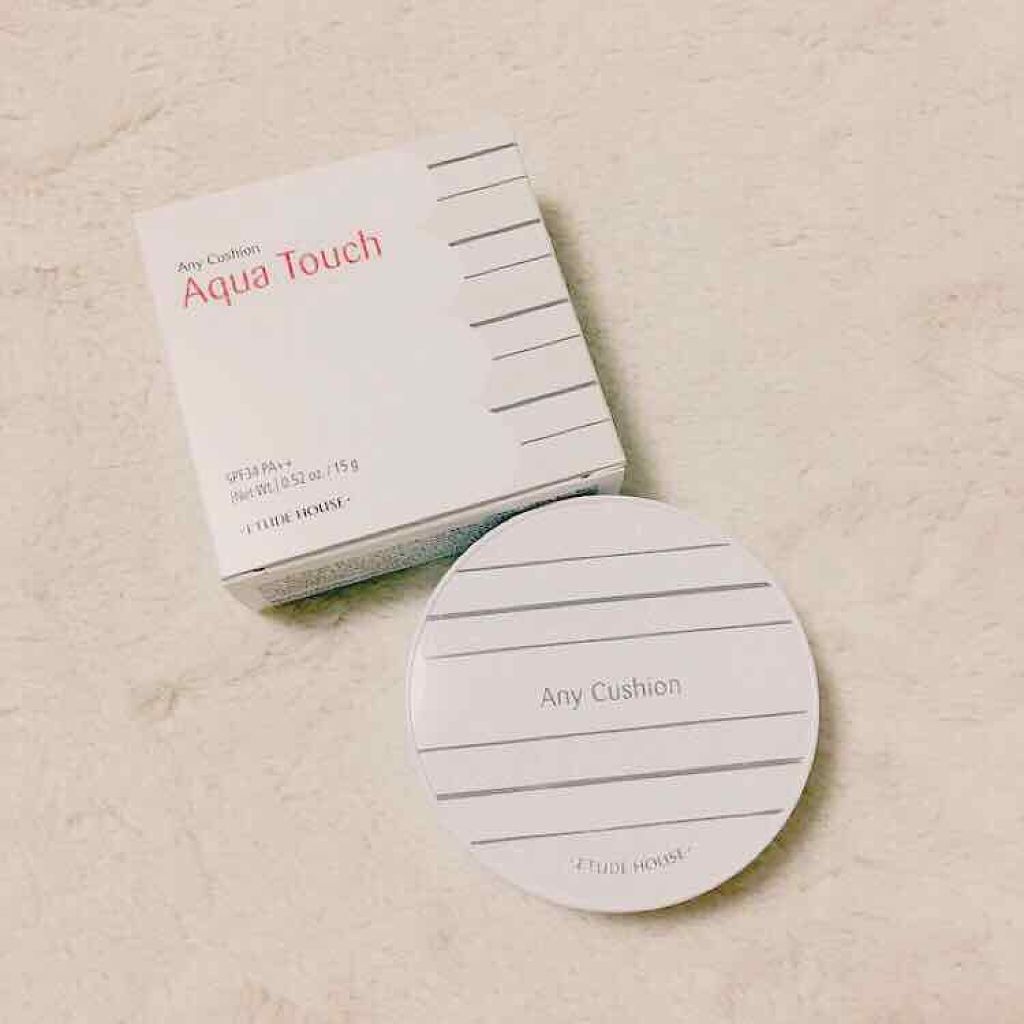 エニークッションクールタッチ/ETUDE/クッションファンデーションを使ったクチコミ（2枚目）