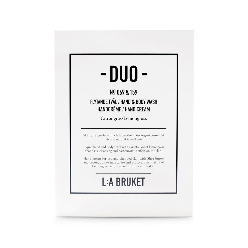 LA BRUKET（ラ・ブルケット） デュオキット ハンド＆ボディウォッシュ ハンドクリーム(レモングラス)