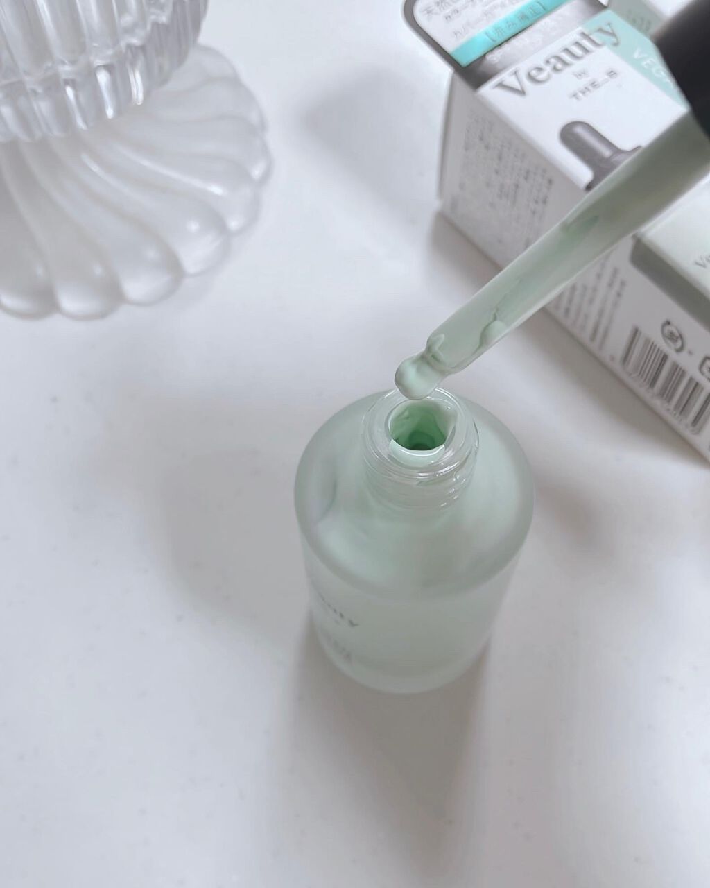 ヴィーガン カラーファンデーション/Veauty by THE_B/リキッドファンデーションを使ったクチコミ(3枚目)