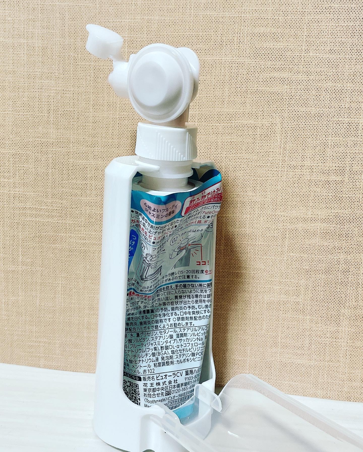 ピュオーラ36500 薬用ハグキ高密着クリームハミガキ/ピュオーラ/歯磨き粉を使ったクチコミ（3枚目）