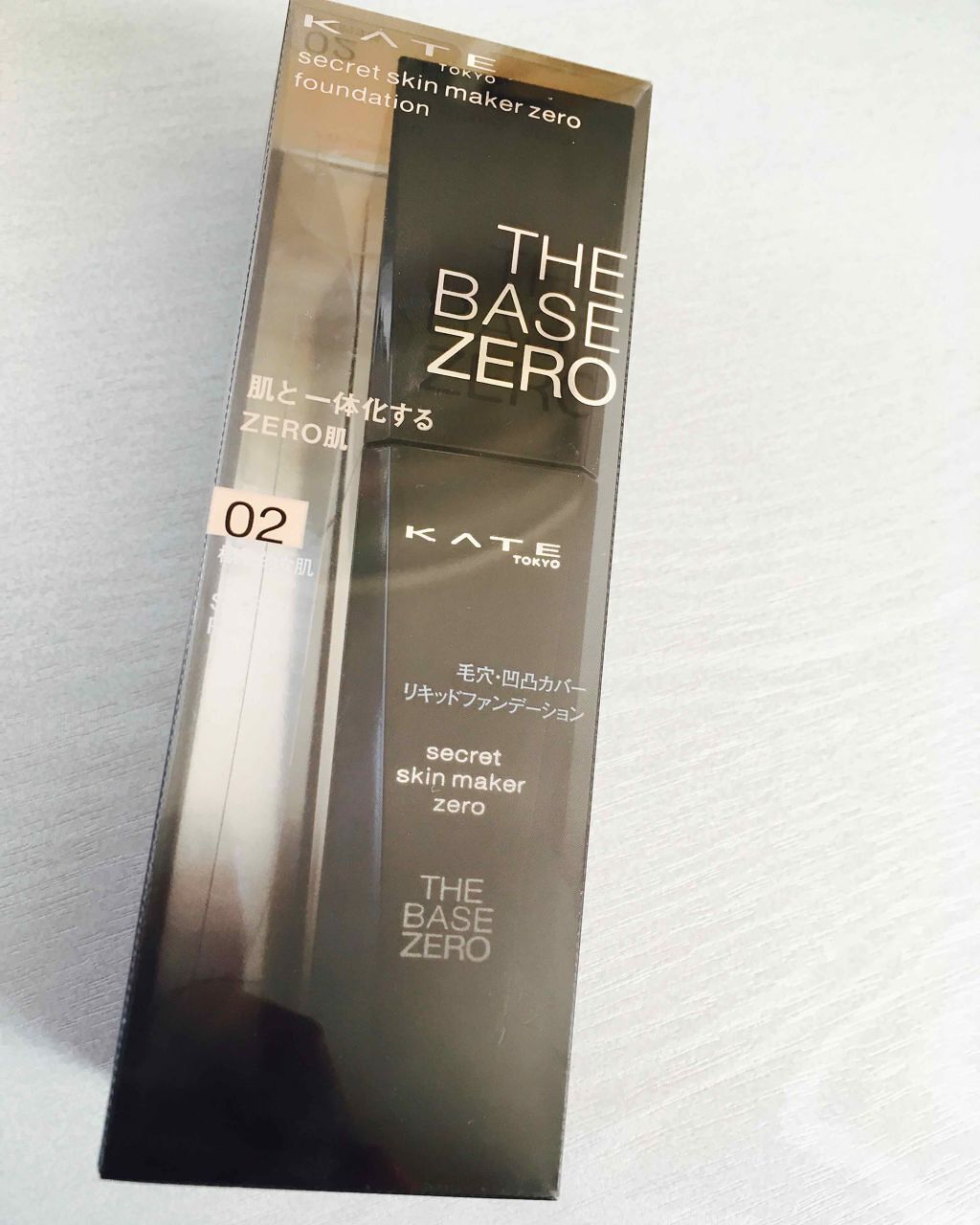 ケイト シークレットスキンメイカー 02。

某有名アイドル系Youtuberが2017ベストコスメにあげてた(気がした)もの。
私はずっとミシャのクッションファンデを使っているのでリキッドは初めて。
使い方なのかもしれないけれど塗ってます