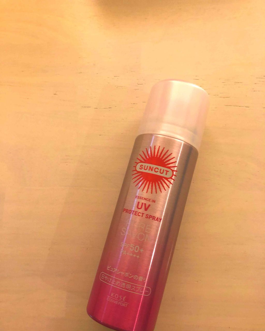 日やけ止め透明スプレー ピュアシャボン/サンカット®/日焼け止めミスト・スプレーを使ったクチコミ(1枚目)