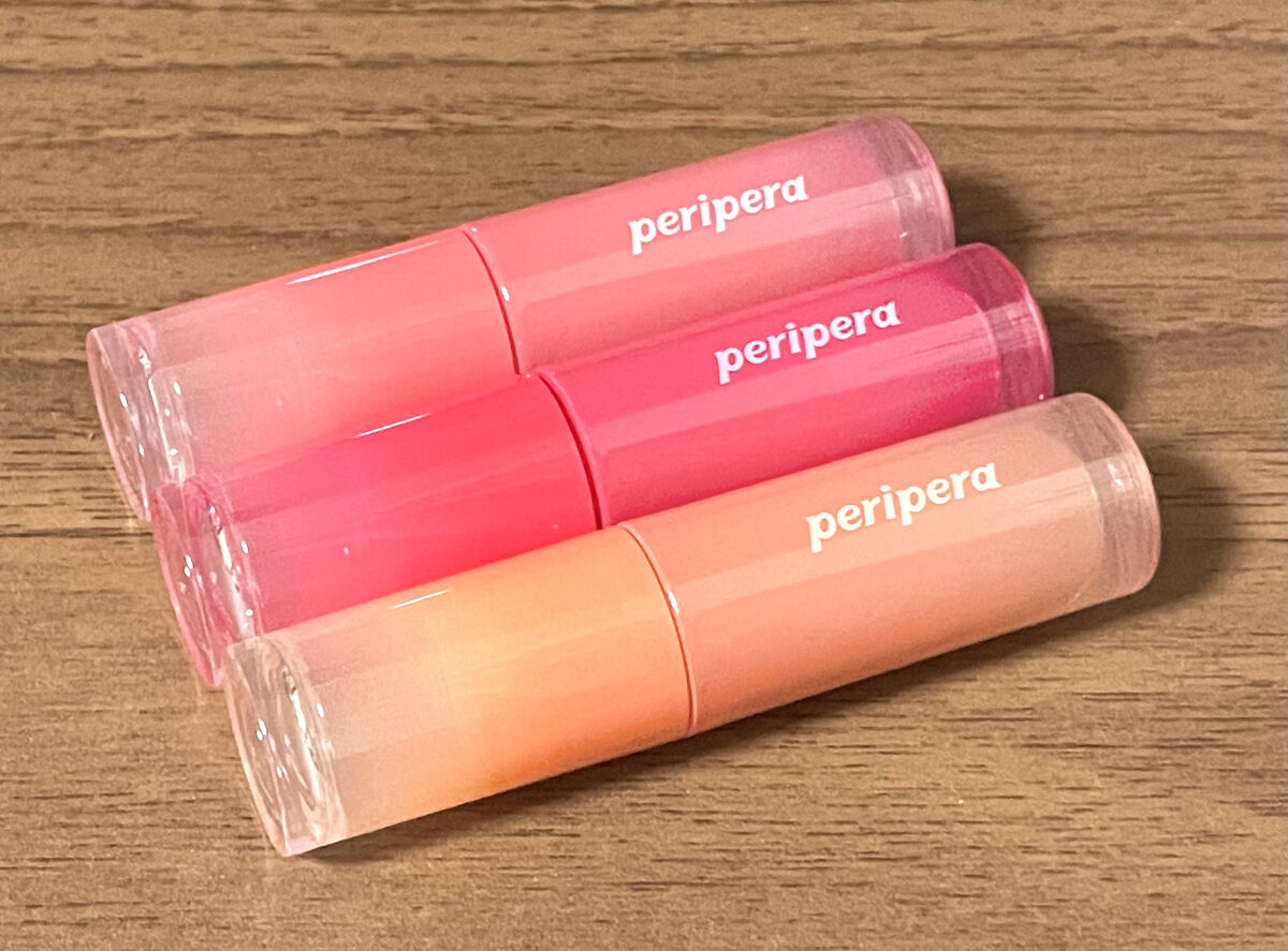 ペリペラ インク ムード グロイ ティント 09 NUDE TO HEART/PERIPERA/リップティントを使ったクチコミ（3枚目）