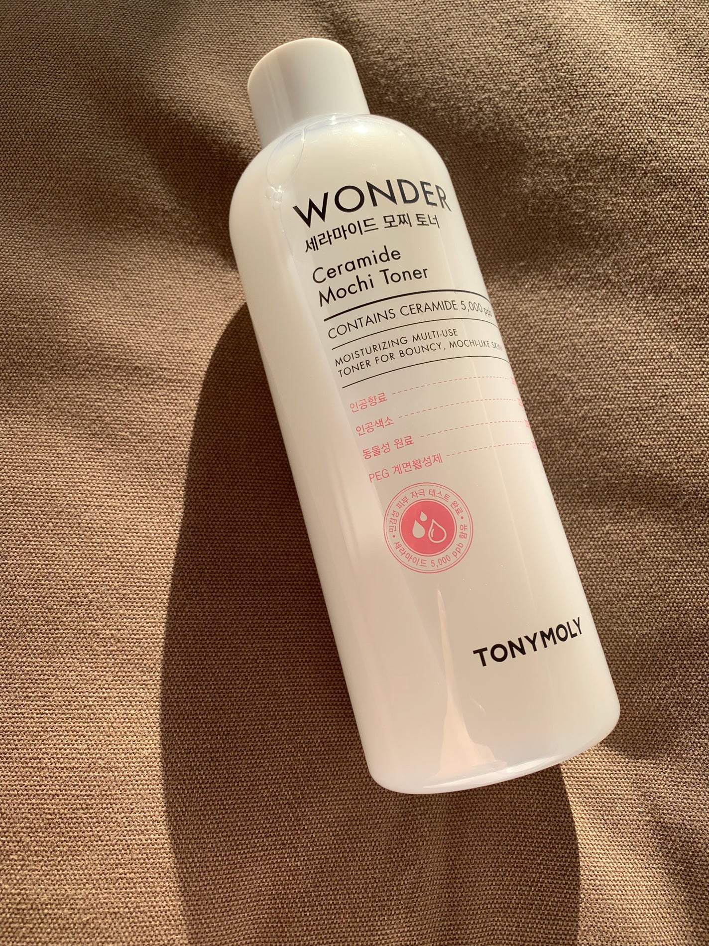 Wonder Ceramide Mochi Toner(トニーモリーワンダーCモチトナー)/TONYMOLY/化粧水を使ったクチコミ(1枚目)