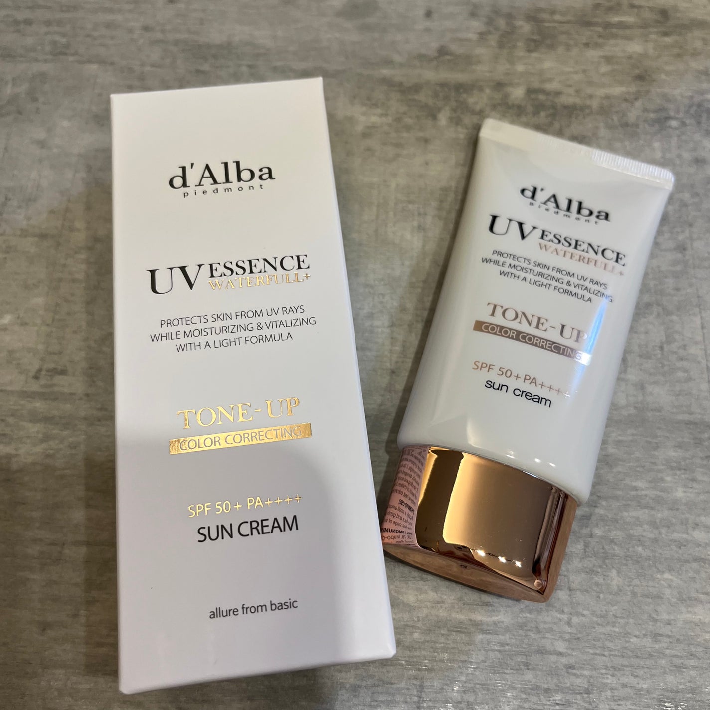 ウォータフルトーンアップサンクリーム/ダルバ/日焼け止めクリームを使ったクチコミ(1枚目)