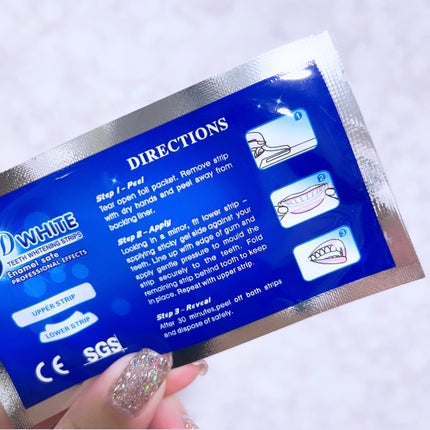 5D Whiteホワイトニングシート/5D/その他オーラルケアを使ったクチコミ(4枚目)