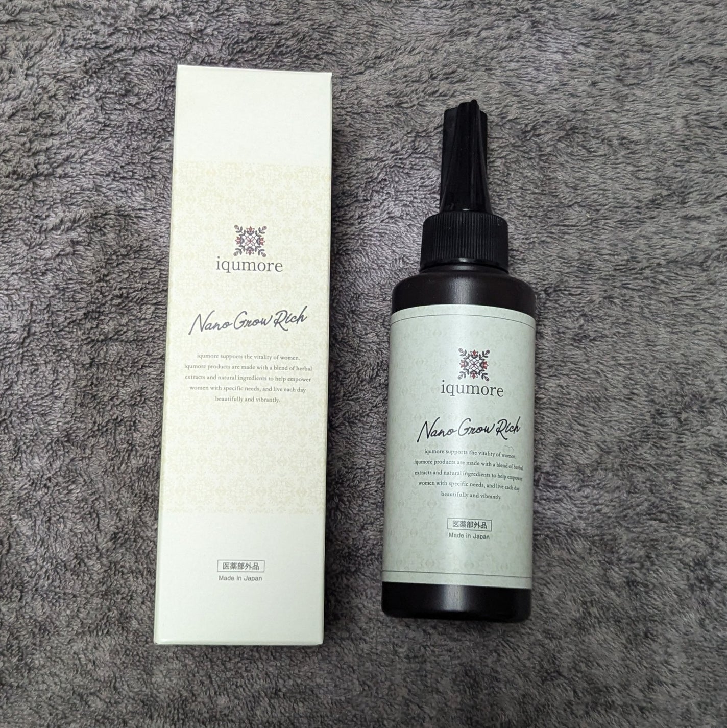 ナノグロウリッチ/iqumore/頭皮ローションを使ったクチコミ(1枚目)