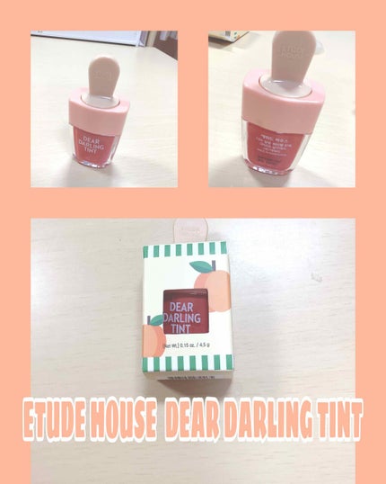 ディアダーリン ウォータージェルティント (アイスティント)/ETUDE/口紅を使ったクチコミ(1枚目)