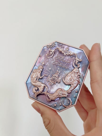 月光人魚 ジュエリーチークブラッシュ/FlowerKnows/パウダーチークを使ったクチコミ(4枚目)