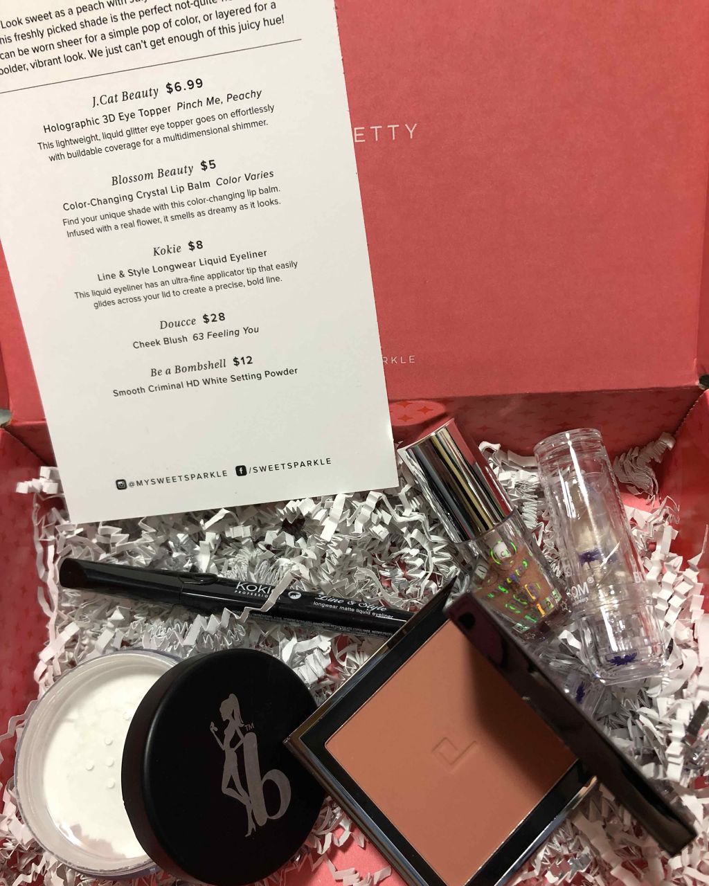 SweetSparkle マンスリーボックス/Sweet Sparkle/メイクアップキットを使ったクチコミ（2枚目）