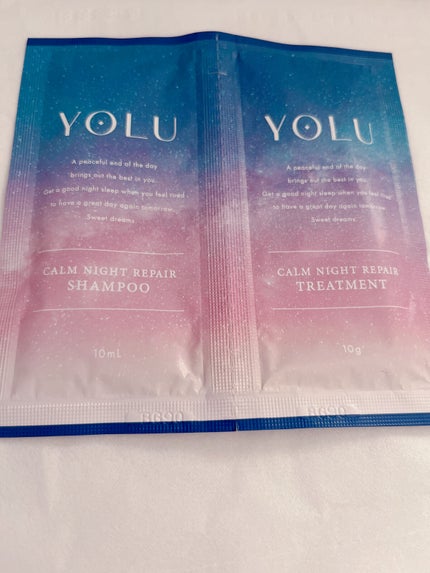 カームナイトリペアシャンプー/トリートメント/YOLU/市販シャンプーを使ったクチコミ(1枚目)
