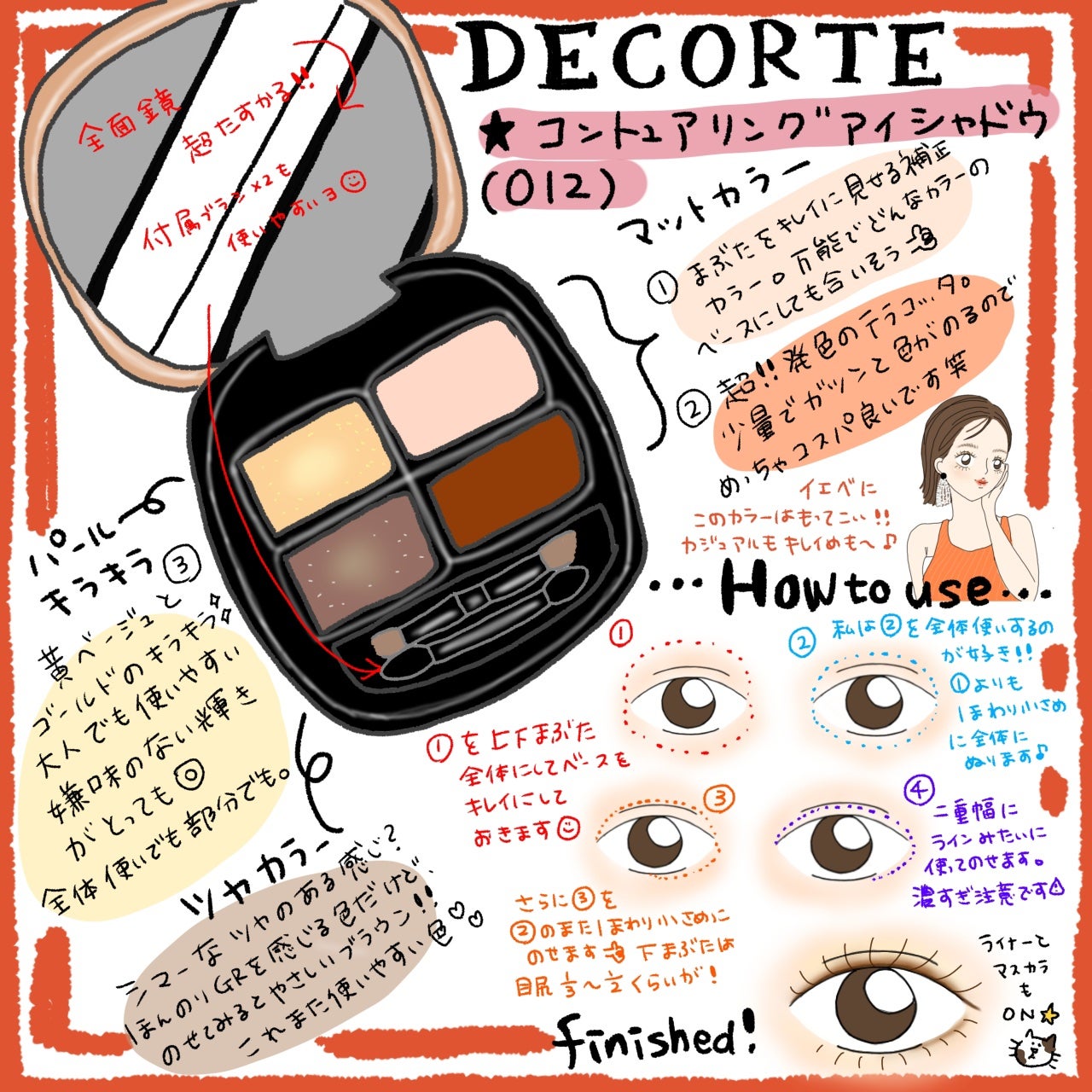 コントゥアリング アイシャドウ/DECORTÉ/アイシャドウパレットを使ったクチコミ(1枚目)
