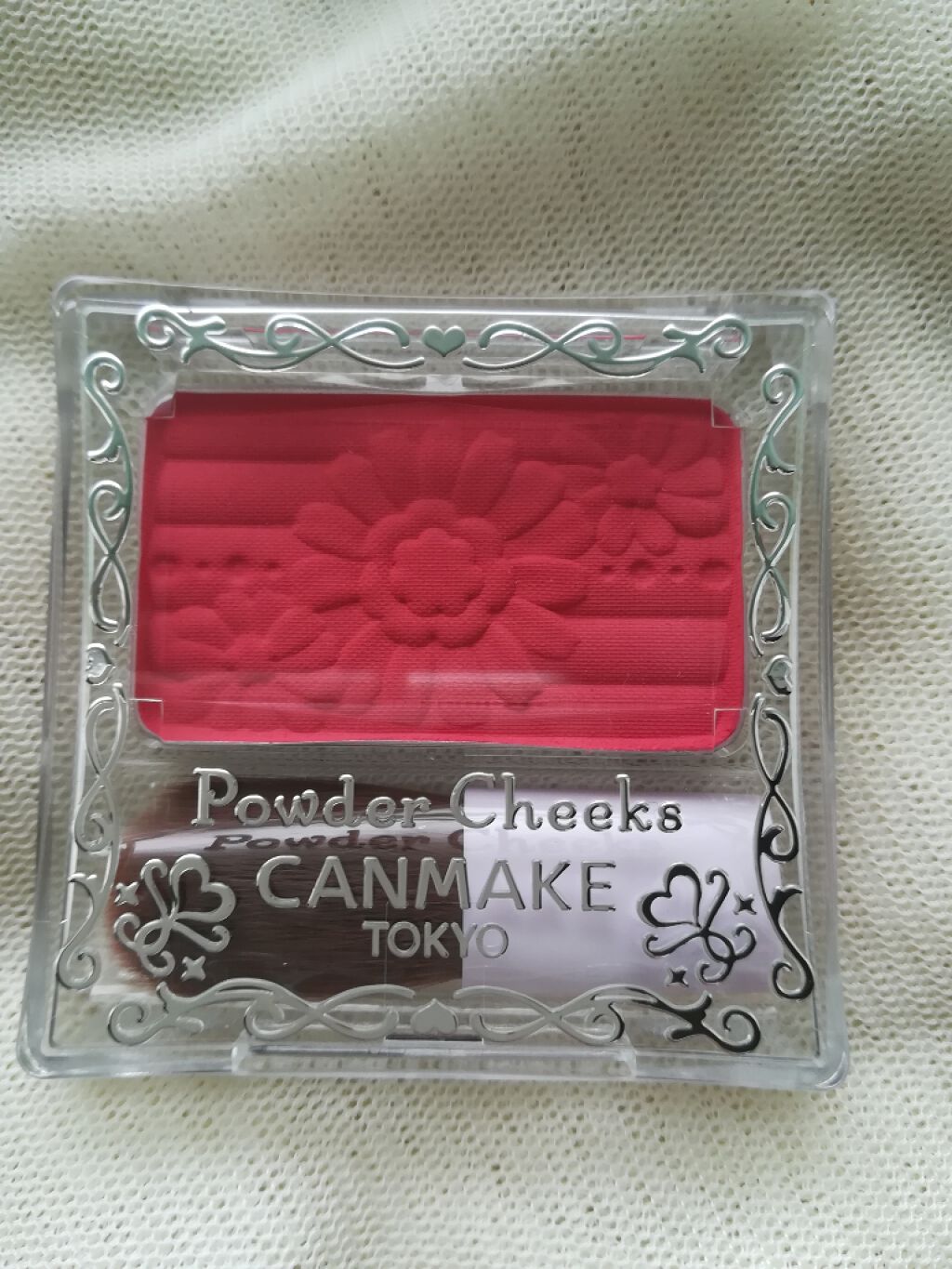 【旧品】パウダーチークス PW37 ローズレッド/キャンメイク/パウダーチークを使ったクチコミ（3枚目）