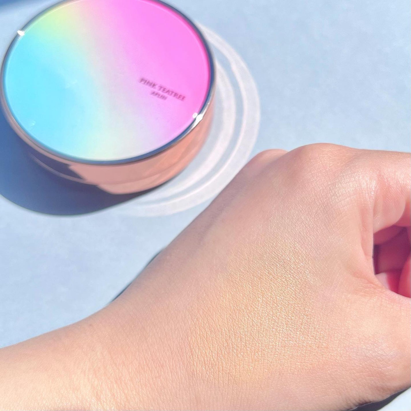 ピンクティーツリーカバークッション/APLIN/クッションファンデーションを使ったクチコミ(2枚目)