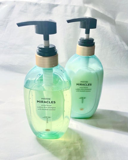 ミラクルズ うるおいブースト シャンプー/トリートメント/パンテーン/市販シャンプーを使ったクチコミ(2枚目)