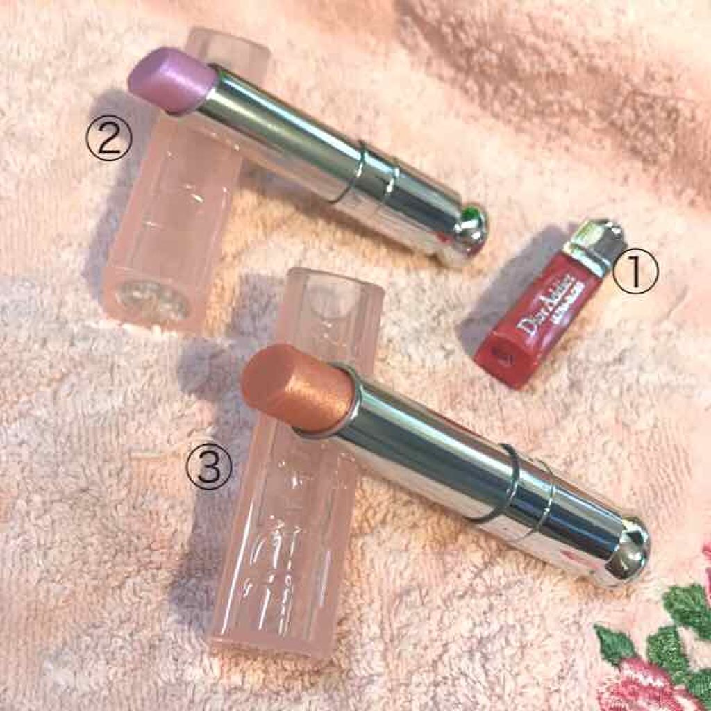 【旧】ディオール アディクト リップ グロウ 011 ローズゴールド/Dior/リップケアを使ったクチコミ（1枚目）