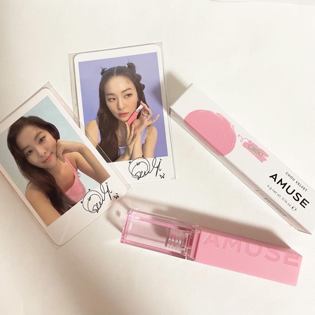 シューベルベット 01モモシュー/AMUSE/口紅を使ったクチコミ（2枚目）