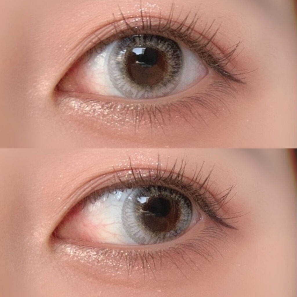 アジュールグレー/O.P.T/カラーコンタクトレンズを使ったクチコミ（3枚目）