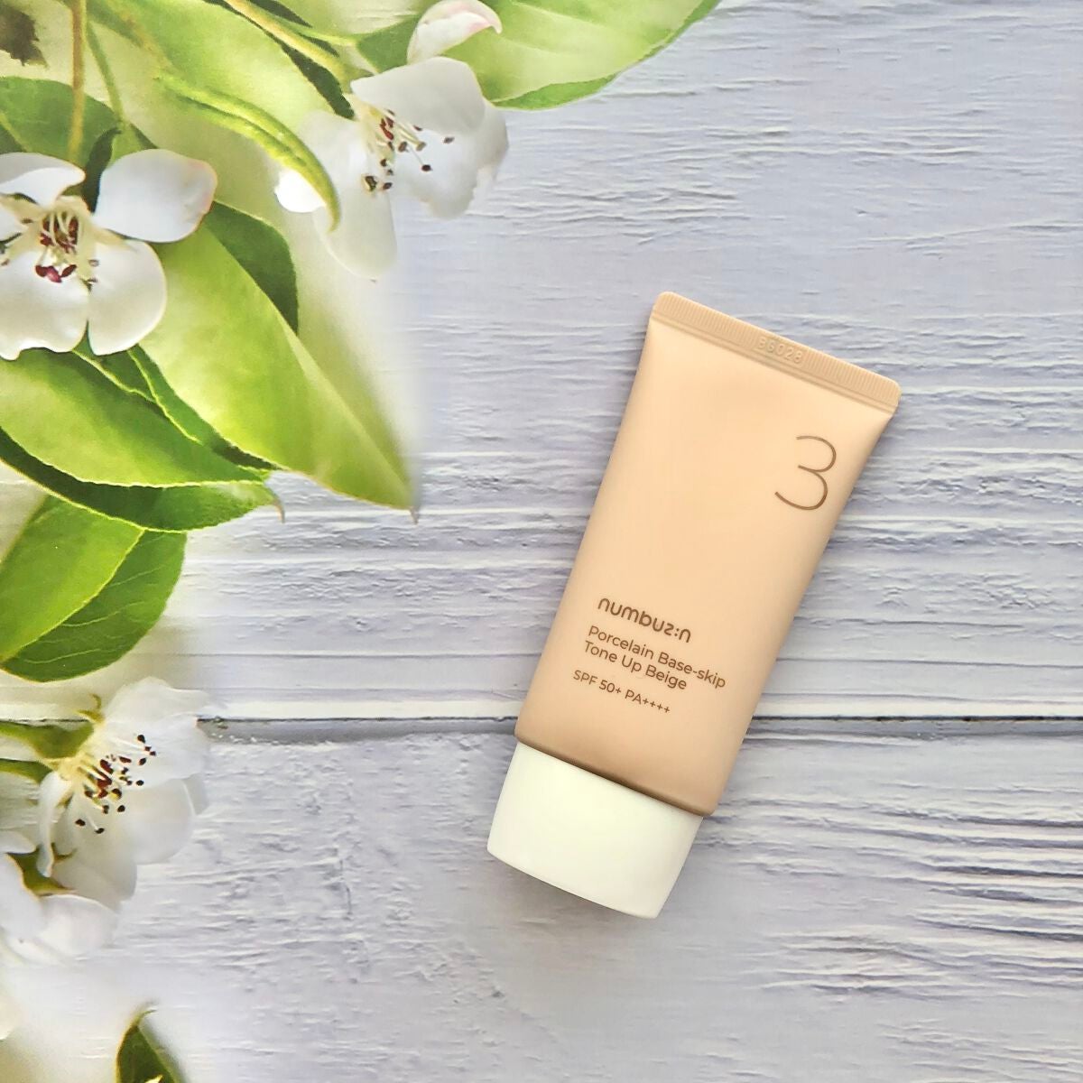3番 ノーファンデ陶器肌トーンアップクリーム/numbuzin/化粧下地を使ったクチコミ(1枚目)