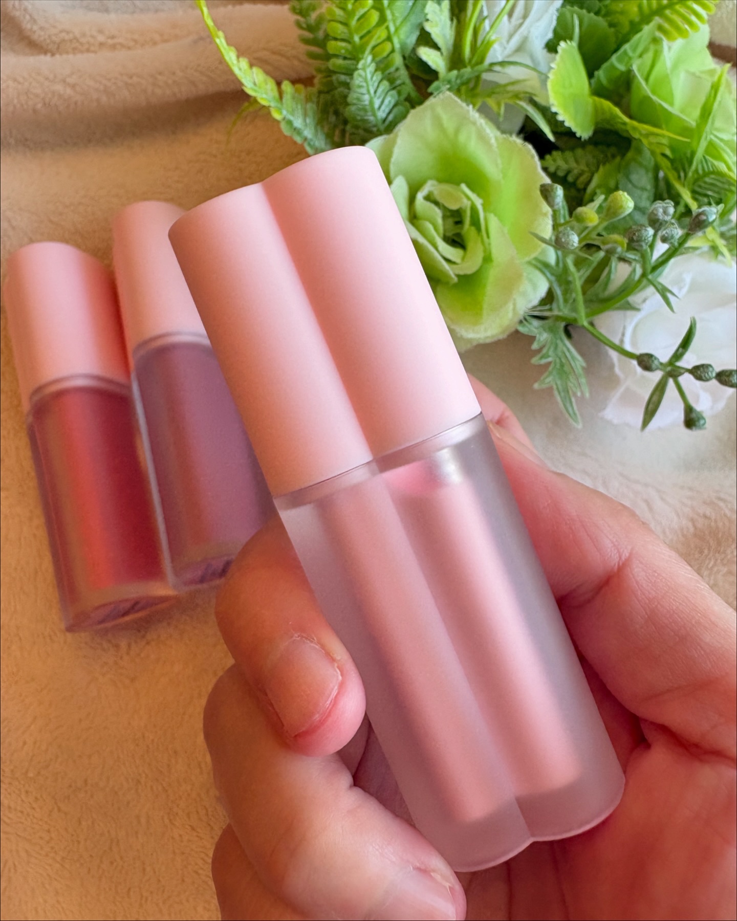 ミルクハートティントリップアンドチーク/Merrymonde/リップティントを使ったクチコミ（3枚目）