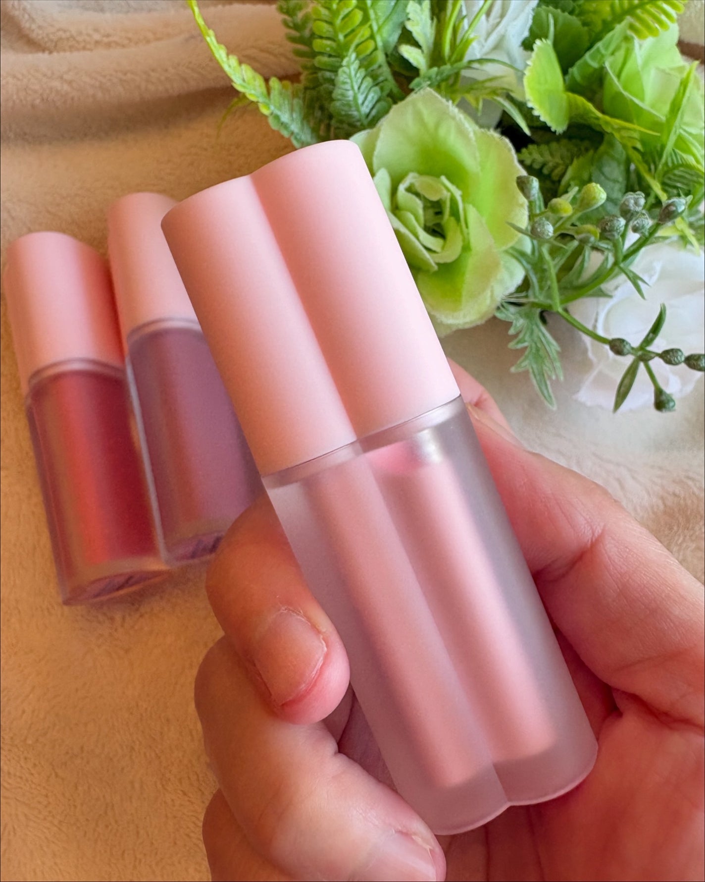 ミルクハートティントリップアンドチーク/Merrymonde/リップティントを使ったクチコミ(3枚目)