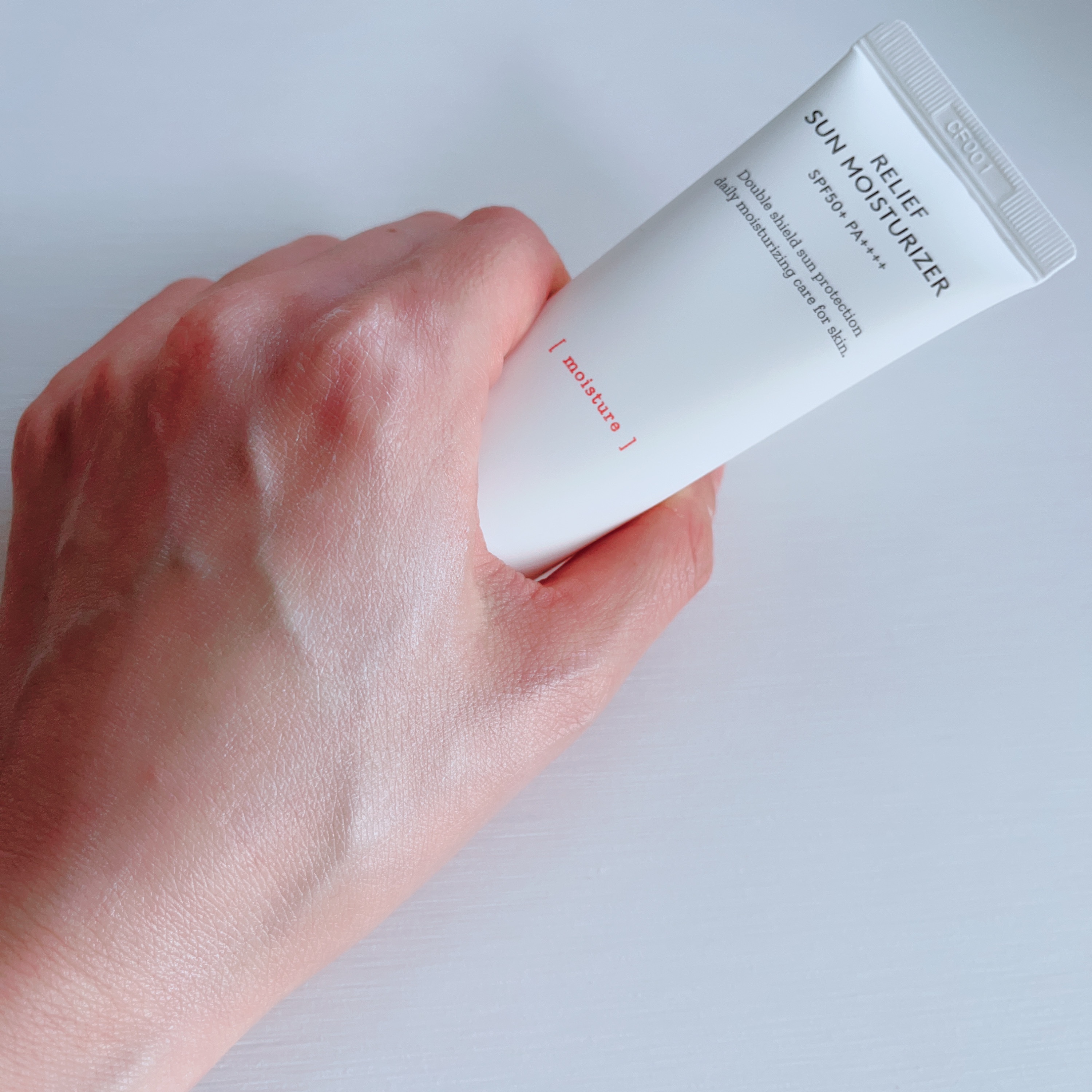 フレッシュヴィーガントーンアップサンクリーム/HYGGEE/日焼け止めクリームを使ったクチコミ（3枚目）