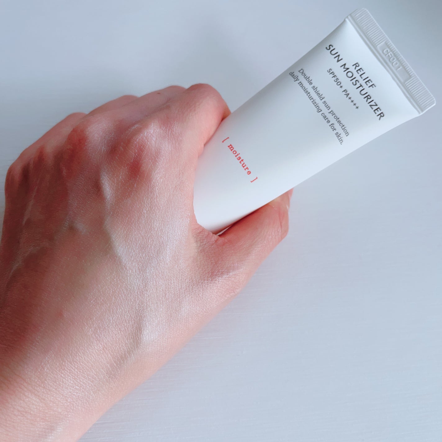 フレッシュヴィーガントーンアップサンクリーム/HYGGEE/日焼け止めクリームを使ったクチコミ(3枚目)