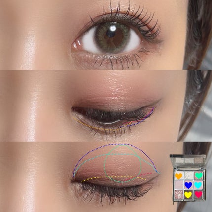 カラーライズスターリーアイズ/S2ND/アイシャドウパレットを使ったクチコミ(3枚目)