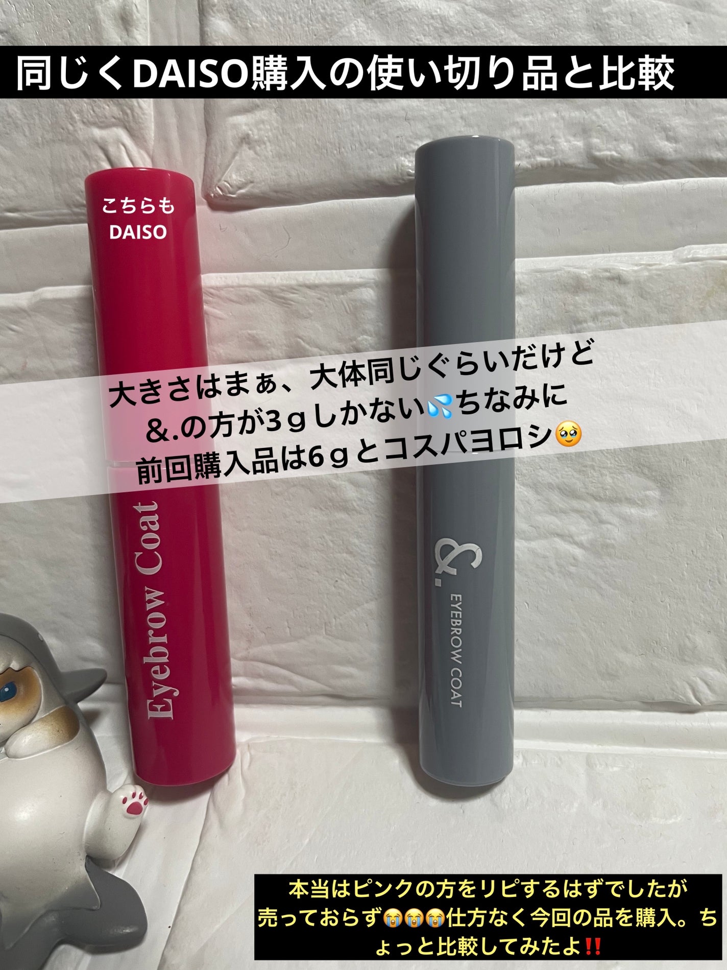 アイブロウコートDA/DAISO/アイブロウコートを使ったクチコミ(2枚目)