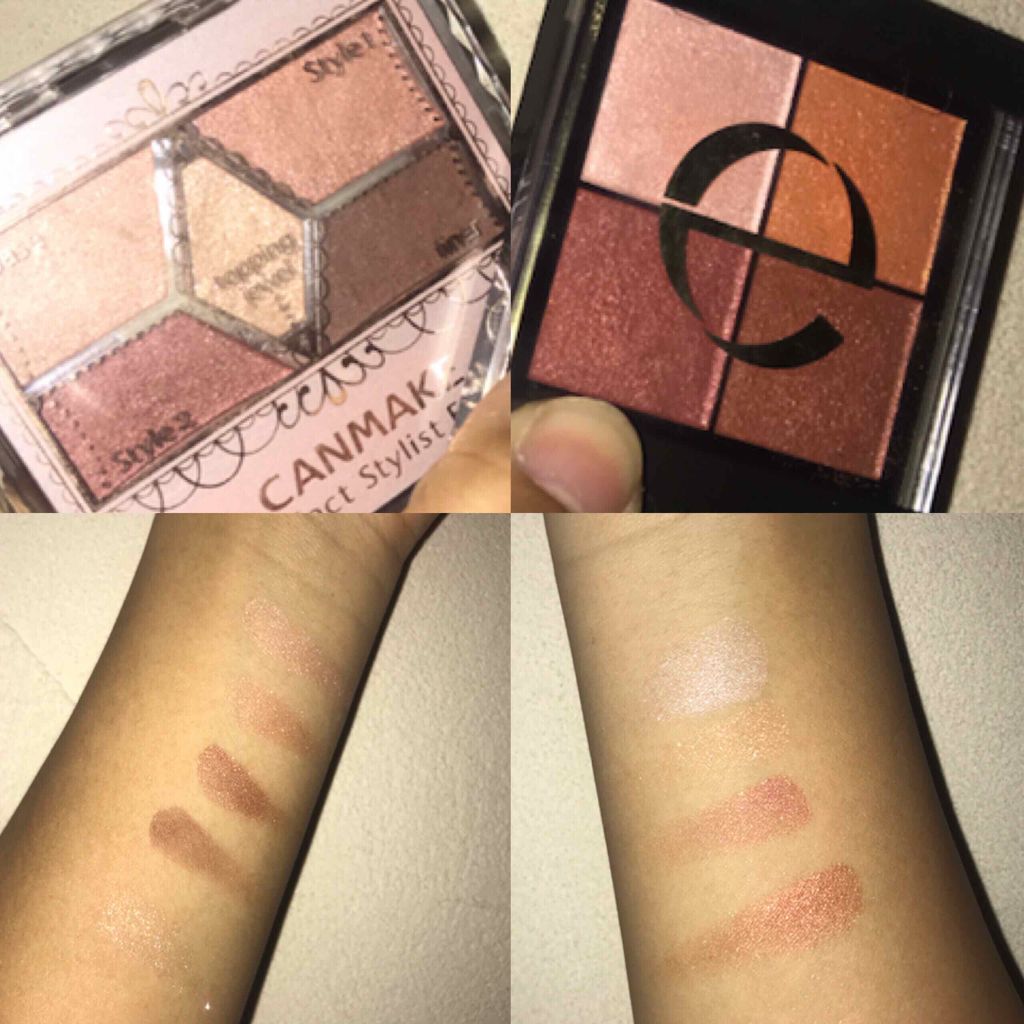 【旧品】パーフェクトスタイリストアイズ/キャンメイク/アイシャドウパレットを使ったクチコミ（3枚目）