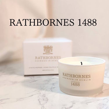 RATHBORNES 1488 トラベルキャンドルのクチコミ「【 RATHBORNES（ラスボーンズ） 1488 トラベルキャンドル 】
内容量：75g
重.....」（1枚目）