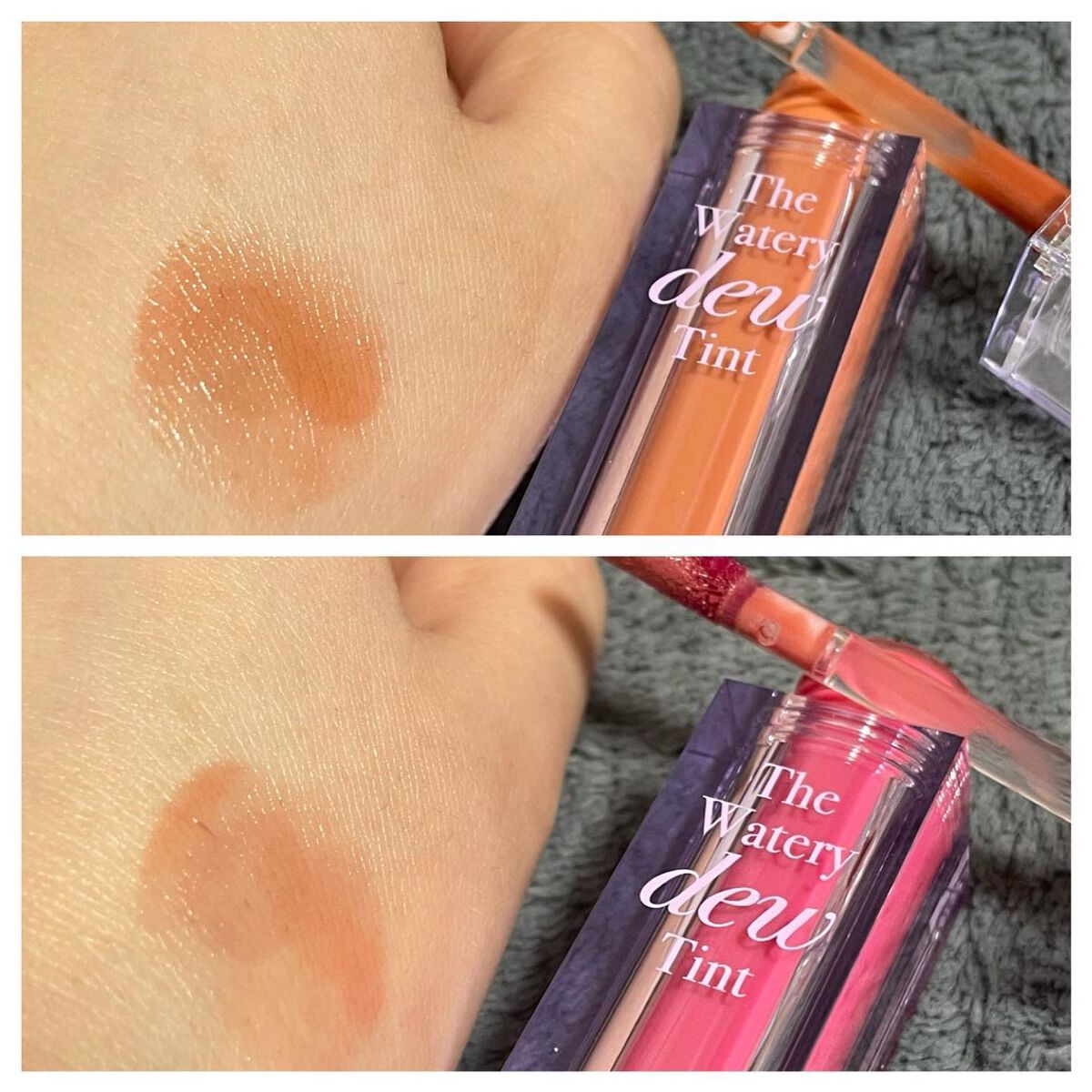 ザ ウォータリーデューティント/MERZY/リップティントを使ったクチコミ(2枚目)