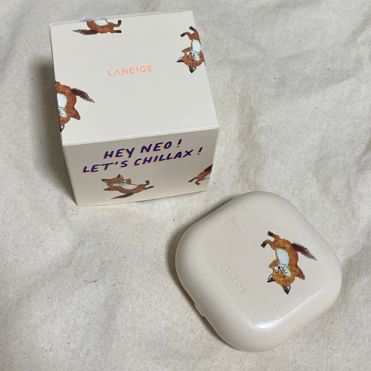 メゾンキツネ コラボ ネオクッション/LANEIGE/クッションファンデーションを使ったクチコミ(1枚目)