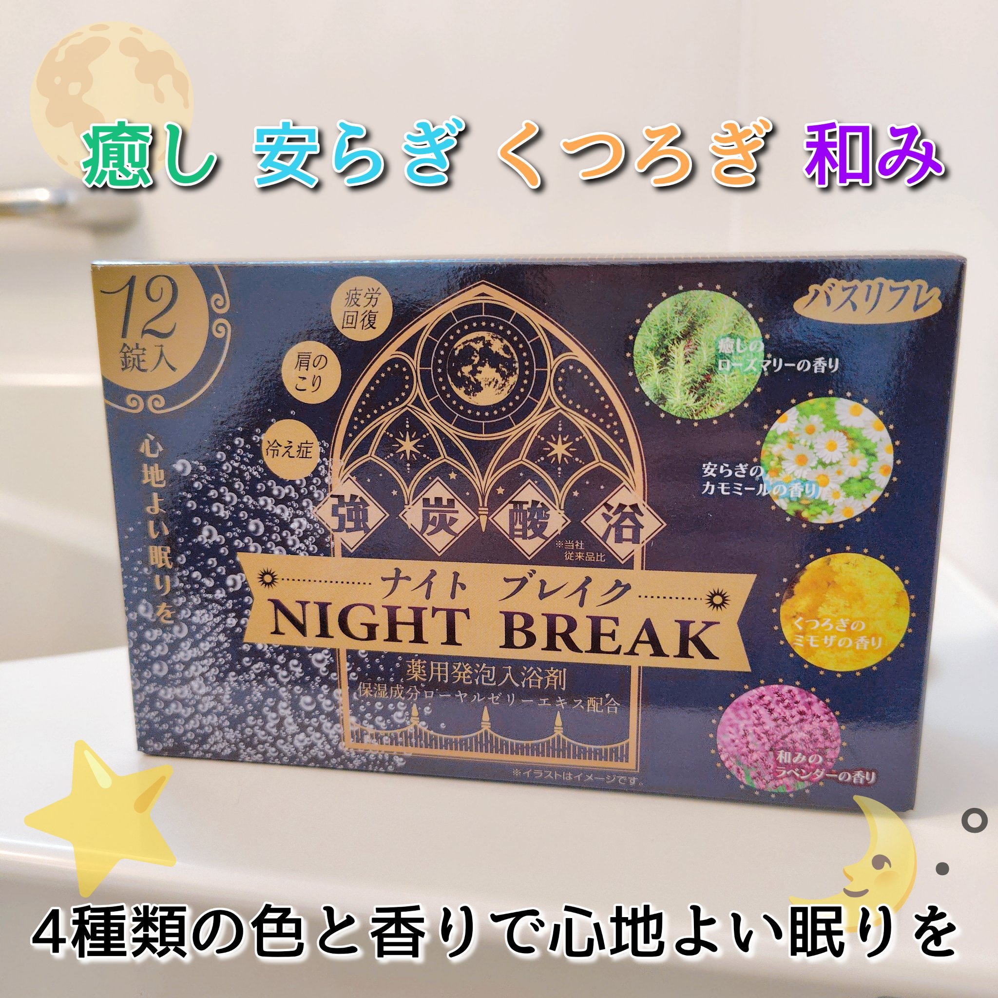 バスリフレ 薬用発泡入浴剤/ライオンケミカル/炭酸系入浴剤を使ったクチコミ（1枚目）