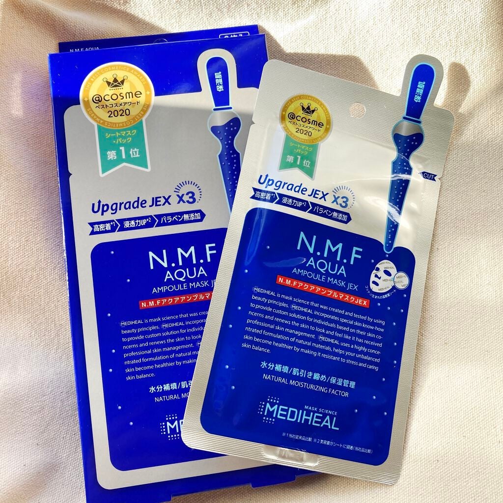 N.M.FアクアアンプルマスクJEX/MEDIHEAL/シートマスク・パックを使ったクチコミ(1枚目)