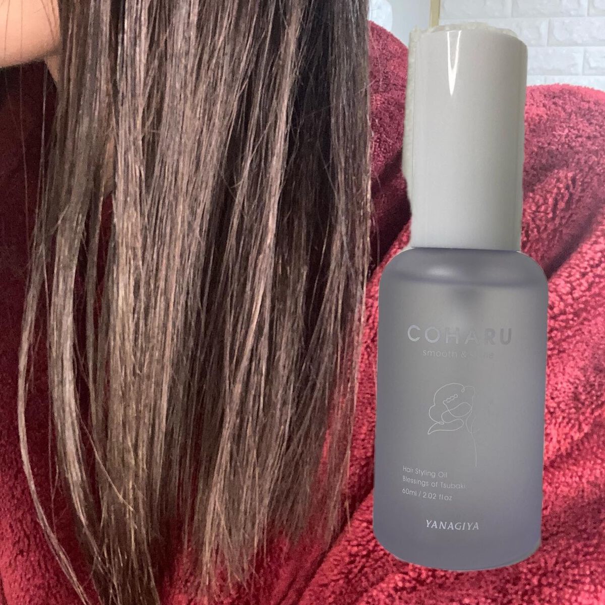 スタイリングオイル＜スムース&シャイン＞/COHARU/ヘアオイルを使ったクチコミ（3枚目）