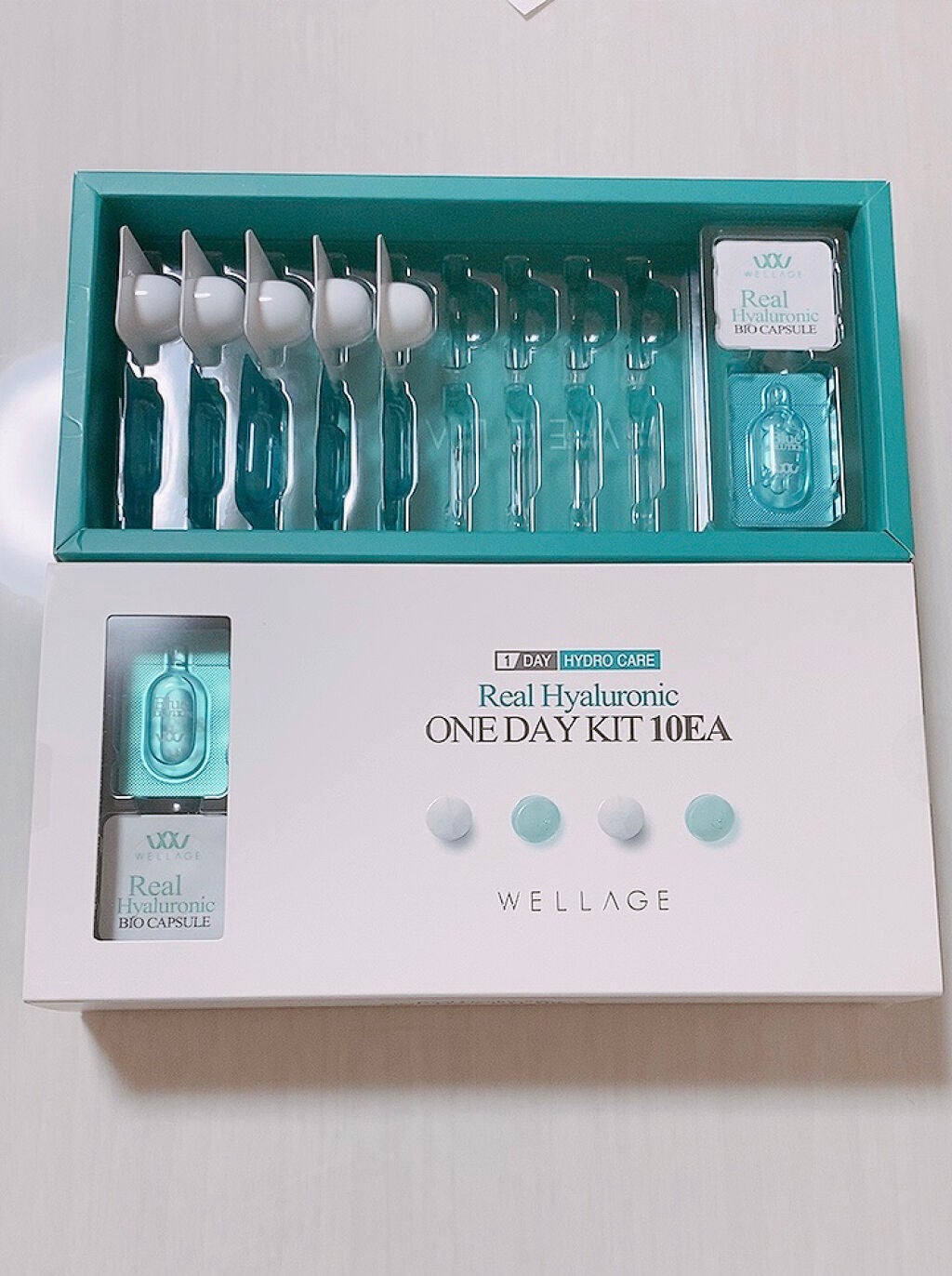 リアルヒアルロニック ブルーワンデーキット/Wellage/美容液を使ったクチコミ(1枚目)