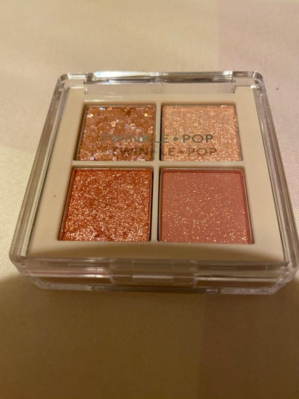 TWINKLE POP Pearl Flex Glitter Eye Palette/CLIO/アイシャドウパレットを使ったクチコミ(7枚目)