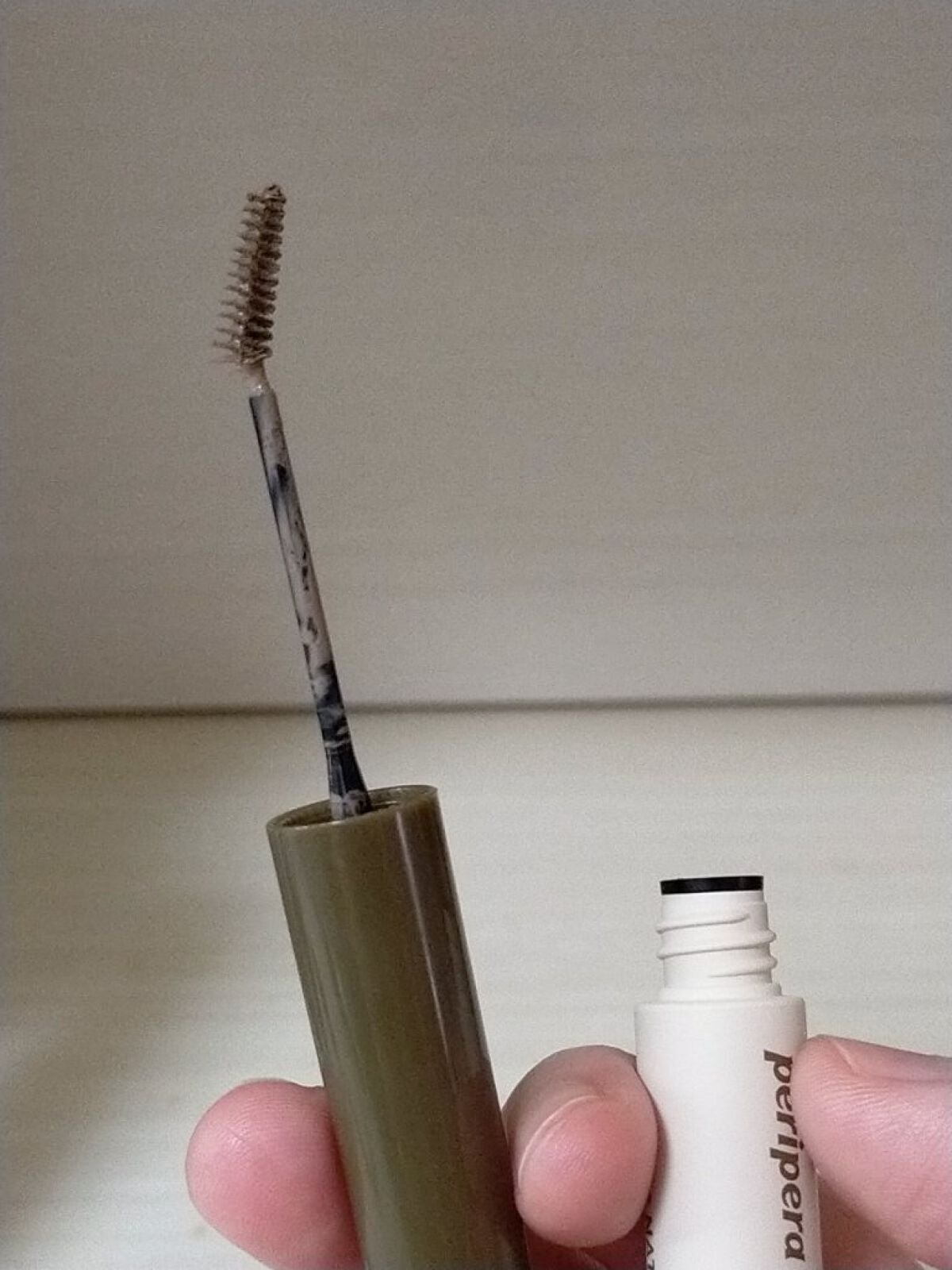 スピーディー スキニー ブロウカラ/PERIPERA/眉マスカラを使ったクチコミ(3枚目)